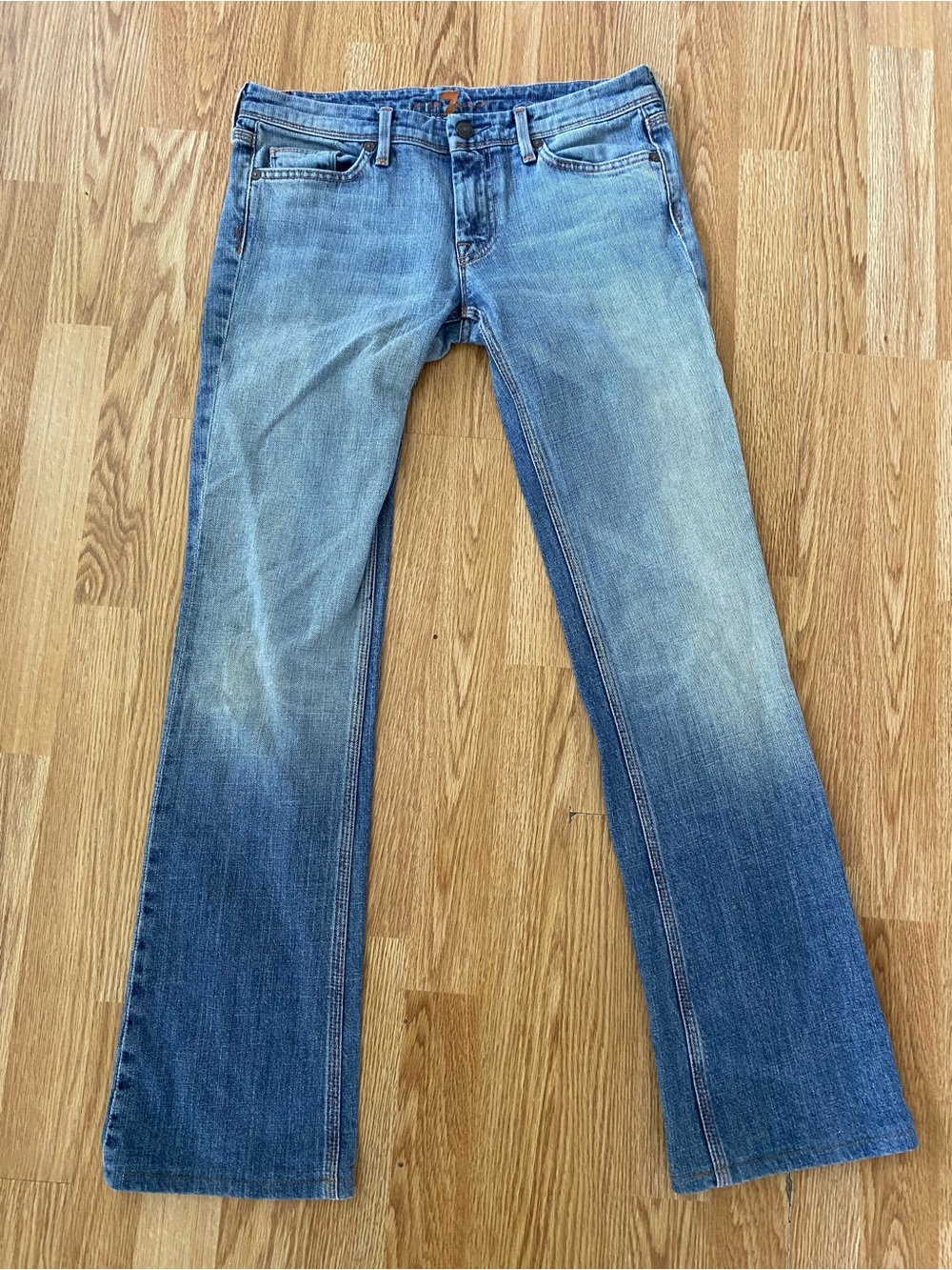 Seven for All Mankind Light Wash Bootcut Jeans